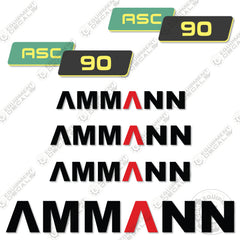 Ammann ASC 90 Decal Kit Compactor - Aftermarket Kit