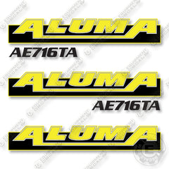Aluma AE716TA Decal Kit Trailer - Aftermarket Kit