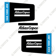 Atlas Copco XAS 1800 JD8 Decal Kit Air Compressor - Aftermarket Kit