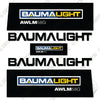 Image of BAUMANLIGHT AWLM58G Decal Kit Mini Skid Steer - Aftermarket Kit