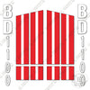 Image of BD 1100 Decal Kit Hammer - Aftermarket Kit