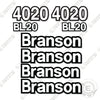 Image of Branson 4020+BL20 Package Decal Kit Front End Loader - Aftermarket Kit