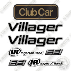 Club Car Villager Decal Kit Shuttle - Aftermarket Kit