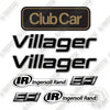 Image of Club Car Villager Decal Kit Shuttle - Aftermarket Kit