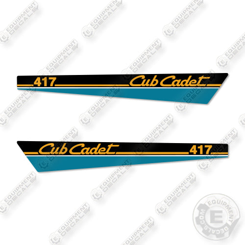 Cub Cadet 417 Decal Kit Front End Loader - Aftermarket Kit