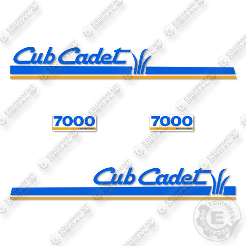 Cub Cadet 7000 Decal Kit Tractor - Aftermarket Kit