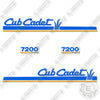 Image of Cub Cadet 7200 Decal Kit Tractor - Aftermarket Kit