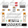 Image of Doosan G20N-7 Decal Kit Forklift- Aftermarket Kit