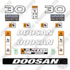 Image of Doosan G30N-7 Decal Kit Forklift- Aftermarket Kit