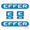Image of EFFER 95-3S Decal Kit Crane -  Aftermarket Kit