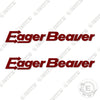 Image of Eager Beaver Vintage Logo Set of 2 Decal Kit Trailer - Aftermarket Kit