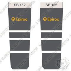 Fits Epiroc SB152 Decal Kit Hammer