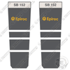 Image of Fits Epiroc SB152 Decal Kit Hammer