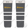 Image of Fits Epiroc SB52 Decal Kit Hammer