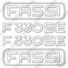 Image of Fassi F330SE Decal Kit Crane- Aftermarket Kit