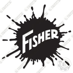 Fisher Snow Plow Logo 14 Inches Decal Kit Snow Plow - Aftermarket Kit