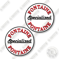 Fontaine Specialized Circle Logo 8 Inch Decal Kit Trailer - Aftermarket Kit