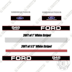 Ford  846 Decal Kit Tractor - Aftermarket Kit