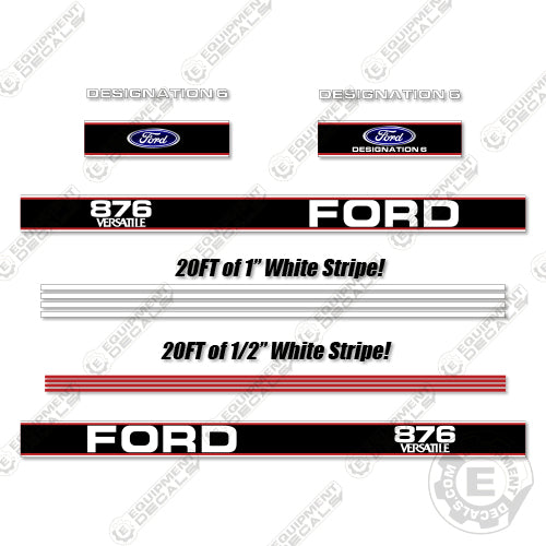 Ford  876 Decal Kit Tractor - Aftermarket Kit
