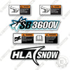 Image of HLA Snow SB3600V Decal Kit Snow Plow - Aftermarket Kit