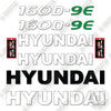 Image of Hyundai 160D-9E Decal Kit Forklift - Aftermarket Kit