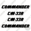 Image of JLG CM-33R Decal Kit Scissor Lift Aftermarket Kit