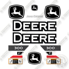 John Deere 300P Decal Kit Excavator- Aftermarket Kit