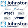 Image of Fits Johnston VT801 Decal Kit Street Sweeper