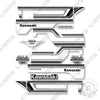Image of Kawasaki Mule Pro Fxt Ranch Edition Platinum Decal Kit UTV  - Aftermarket Kit