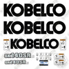 Image of Kobelco SK140SRLC Decal Kit Excavator - Aftermarket Kit