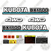 Image of Kubota BX1800 Decal Kit Tractor  - Aftermarket Kit