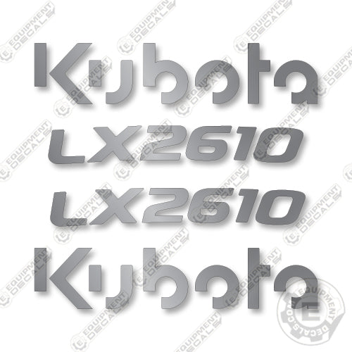 Kubota LX2610 Decal Kit Compact Utility Tractor  -Aftermarket Kit