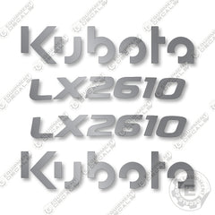 Kubota LX2610 Decal Kit Compact Utility Tractor  -Aftermarket Kit (Copy)