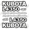 Image of Kubota L4350 Decal Kit Compact Tractor- Aftermarket Kit