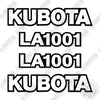 Image of Kubota LA1001 Decal Kit Front End Loader  - Aftermarket Kit