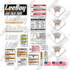 Image of LeeBoy 600 Decal Kit Asphalt Tack Distributor - Aftermarket Kit