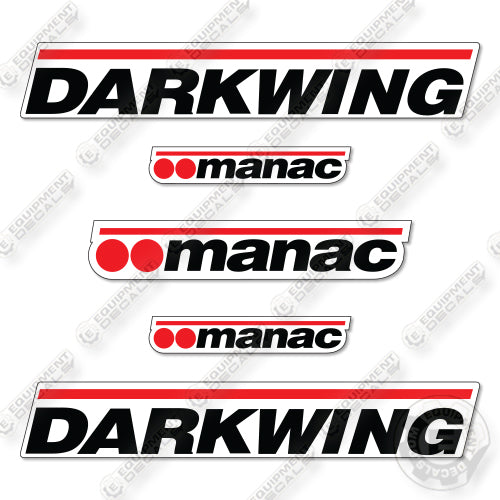 Manac Darkwing Decal Kit Trailer - Aftermarket Kit