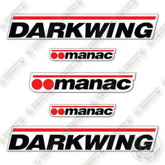 Manac Darkwing Decal Kit Trailer - Aftermarket Kit