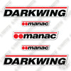 Image of Manac Darkwing Decal Kit Trailer - Aftermarket Kit