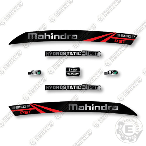 Mahindra 3650P PST Decal Kit Tractor - Aftermarket Kit