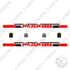 Image of Maximizer Tank Logo Stripes Decal Kit Tank  - Aftermarket Kit