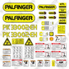 Image of Palfinger PK33002 Decal Kit Crane- Aftermarket Kit