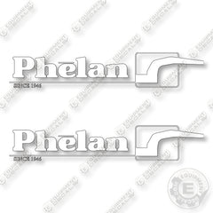 Phelan Trailer Logos 32 inch Decal Kit Trailer - Aftermarket Kit