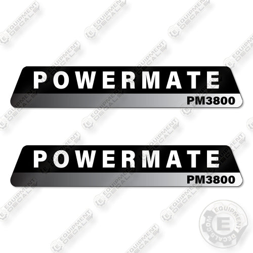 Powermate PM3800 Decal Kit Portable Generator -Aftermarket Kit