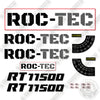 Image of ROCTEC RT11500 Decal Kit Flexible Modular Sealing Systems - Aftermarket Kit
