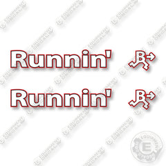 Runnin B Trailer Logos  Decal Kit Trailer - 48 Inches - Aftermarket Kit