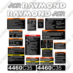 Raymond 4460C35 Decal Kit Forklift - Aftermarket Kit