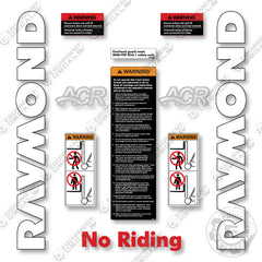 Raymond Forward Facing Reach 720-DR30TT--7200-DR30TT Decal Kit Forklift - Aftermarket Kit