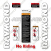 Image of Raymond Forward Facing Reach 730-DR30TT--7300-DR30TT Decal Kit Forklift - Aftermarket Kit