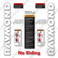 Raymond Forward Facing Reach 740-DR32TT--7400-DR32TT Decal Kit Forklift - Aftermarket Kit